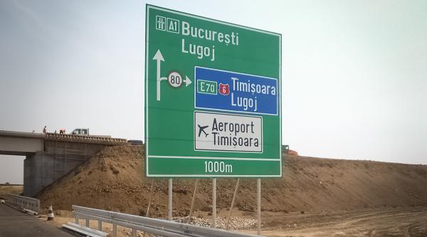 AUTOSTRADA A1 - TIMIșOARA-LUGOJ